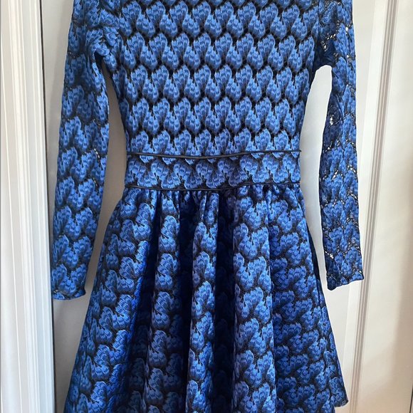 Dark blue long sleeve cocktail dress, size 1, Maje - Picture 12 of 15
